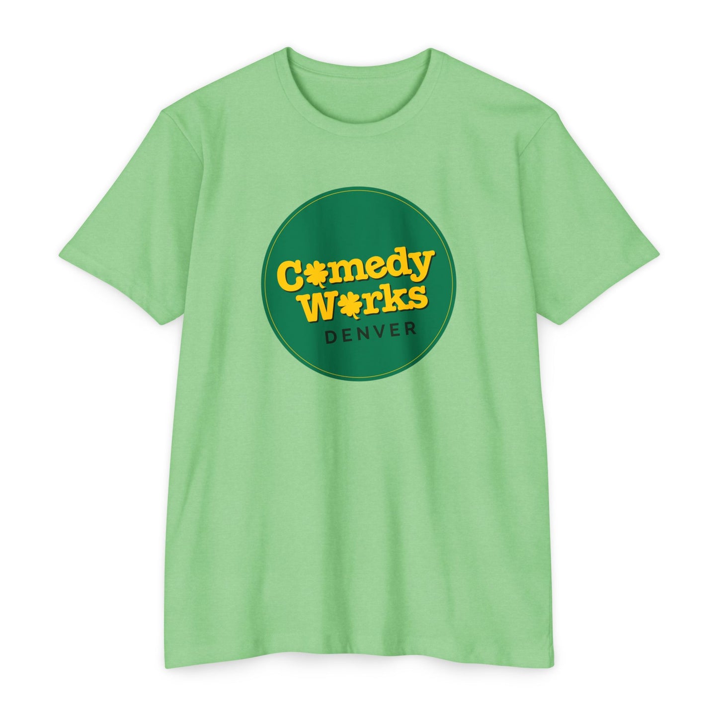 Comedy Works St. Patrick's Day Gold & Green Logo Unisex T-Shirt