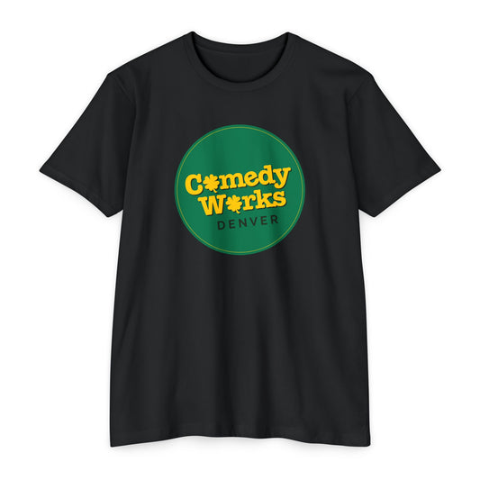 Comedy Works St. Patrick's Day Gold & Green Logo Unisex T-Shirt