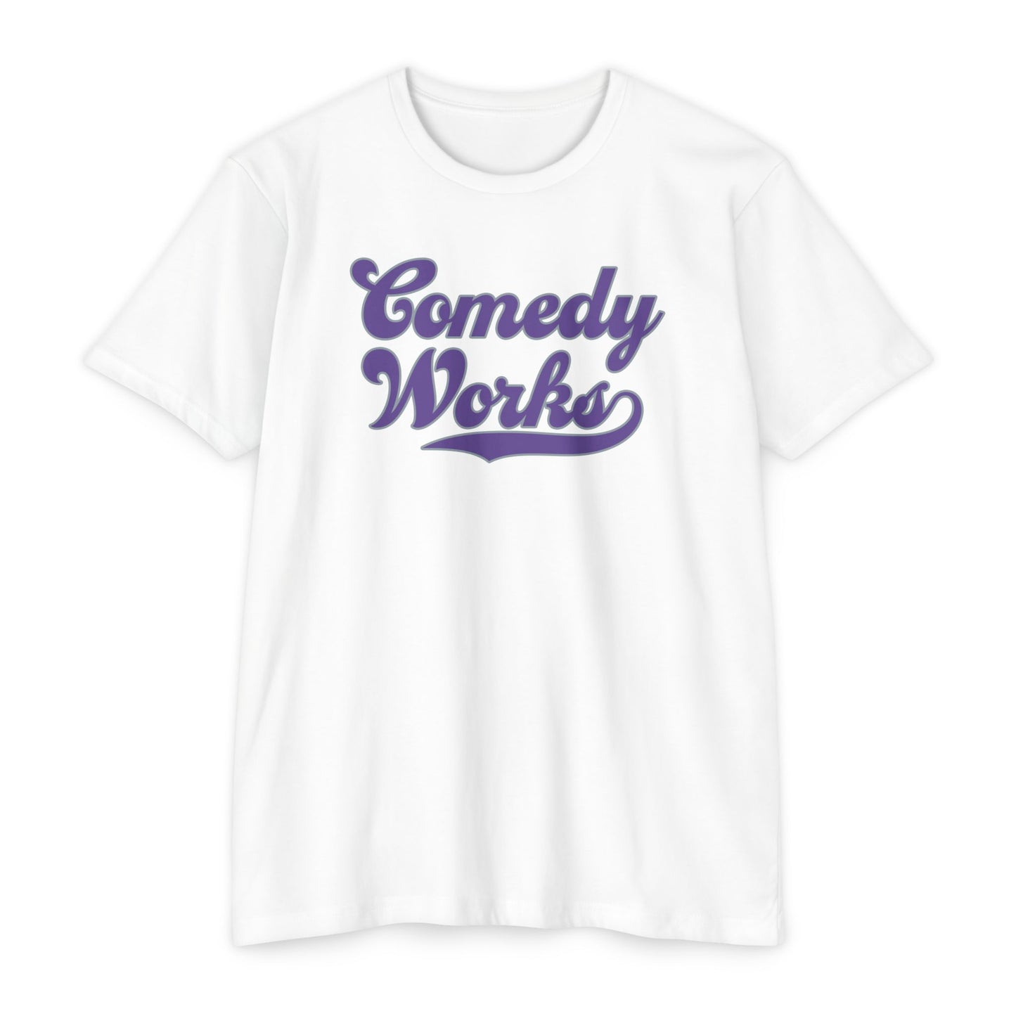 Comedy Works Silver Baseball Unisex T-Shirt