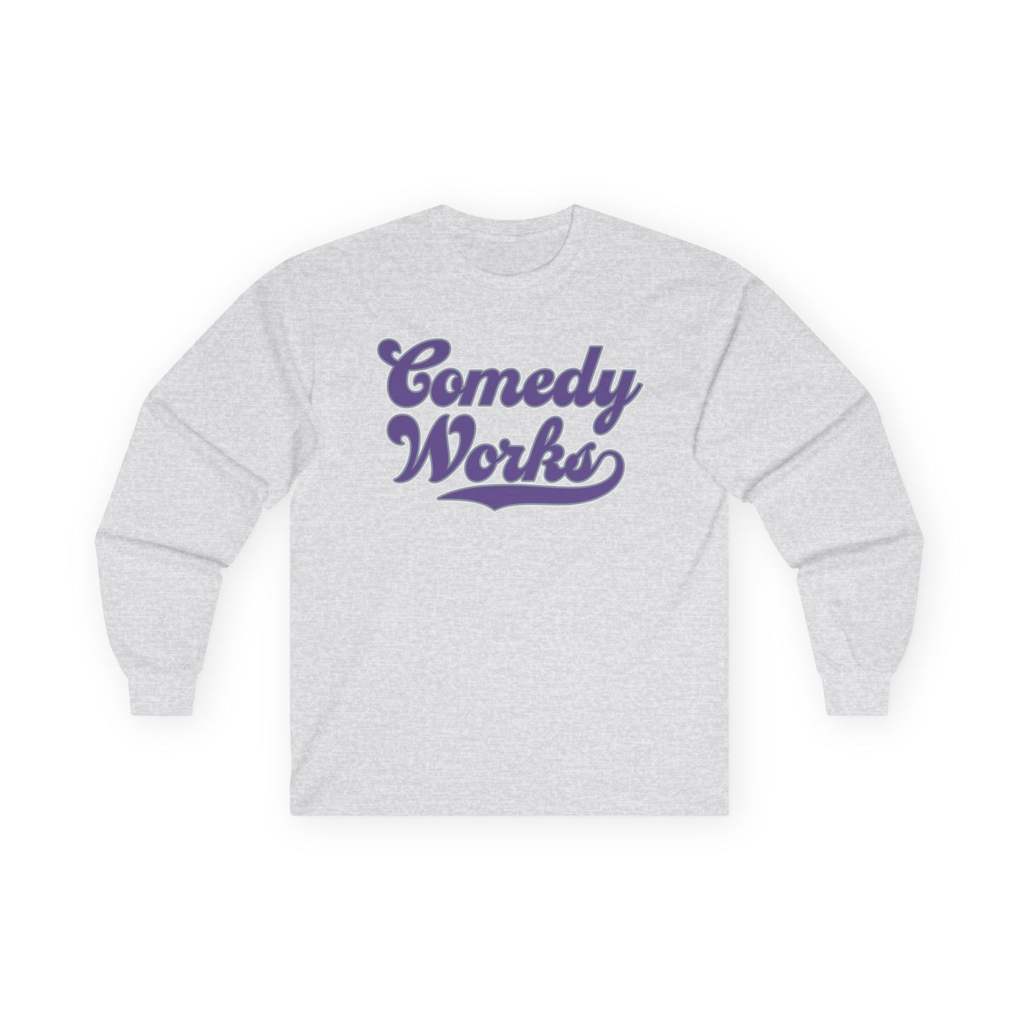 Comedy Works Silver Baseball Unisex Long Sleeve