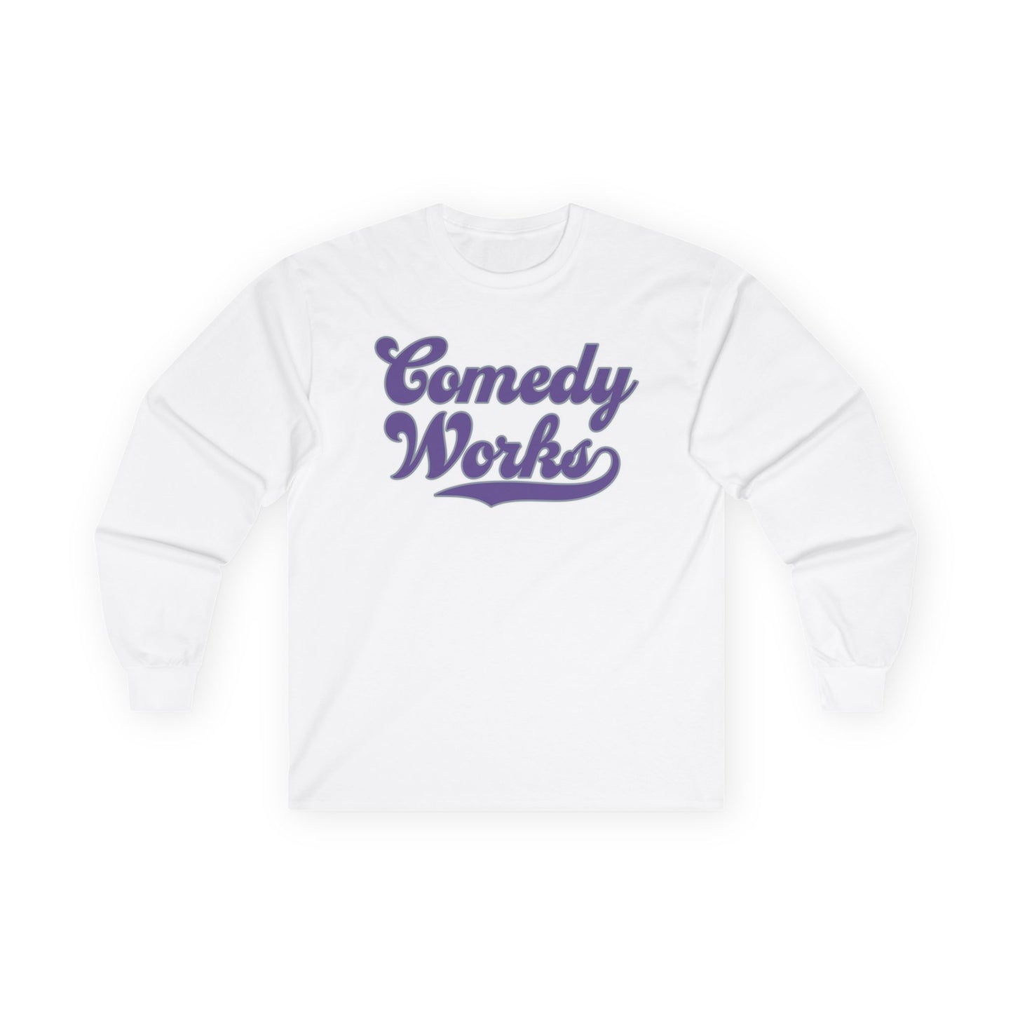 Comedy Works Silver Baseball Unisex Long Sleeve