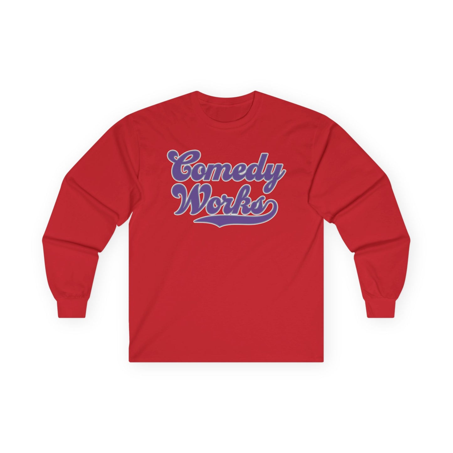 Comedy Works Silver Baseball Unisex Long Sleeve