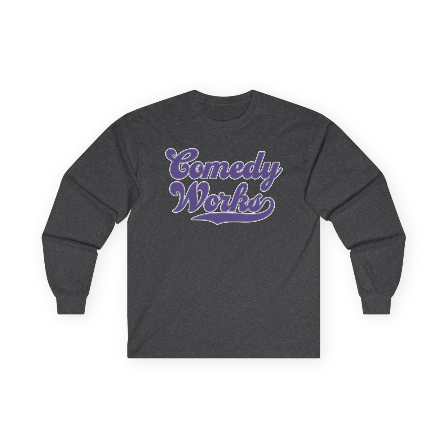 Comedy Works Silver Baseball Unisex Long Sleeve