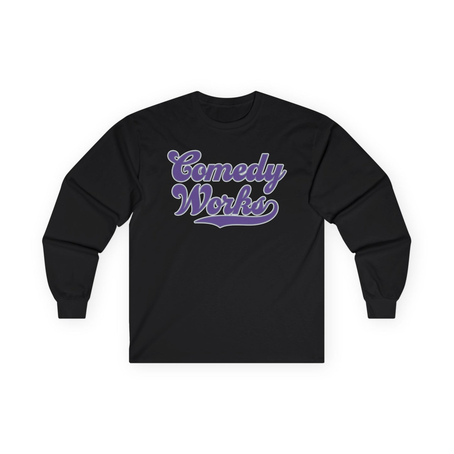 Comedy Works Silver Baseball Unisex Long Sleeve