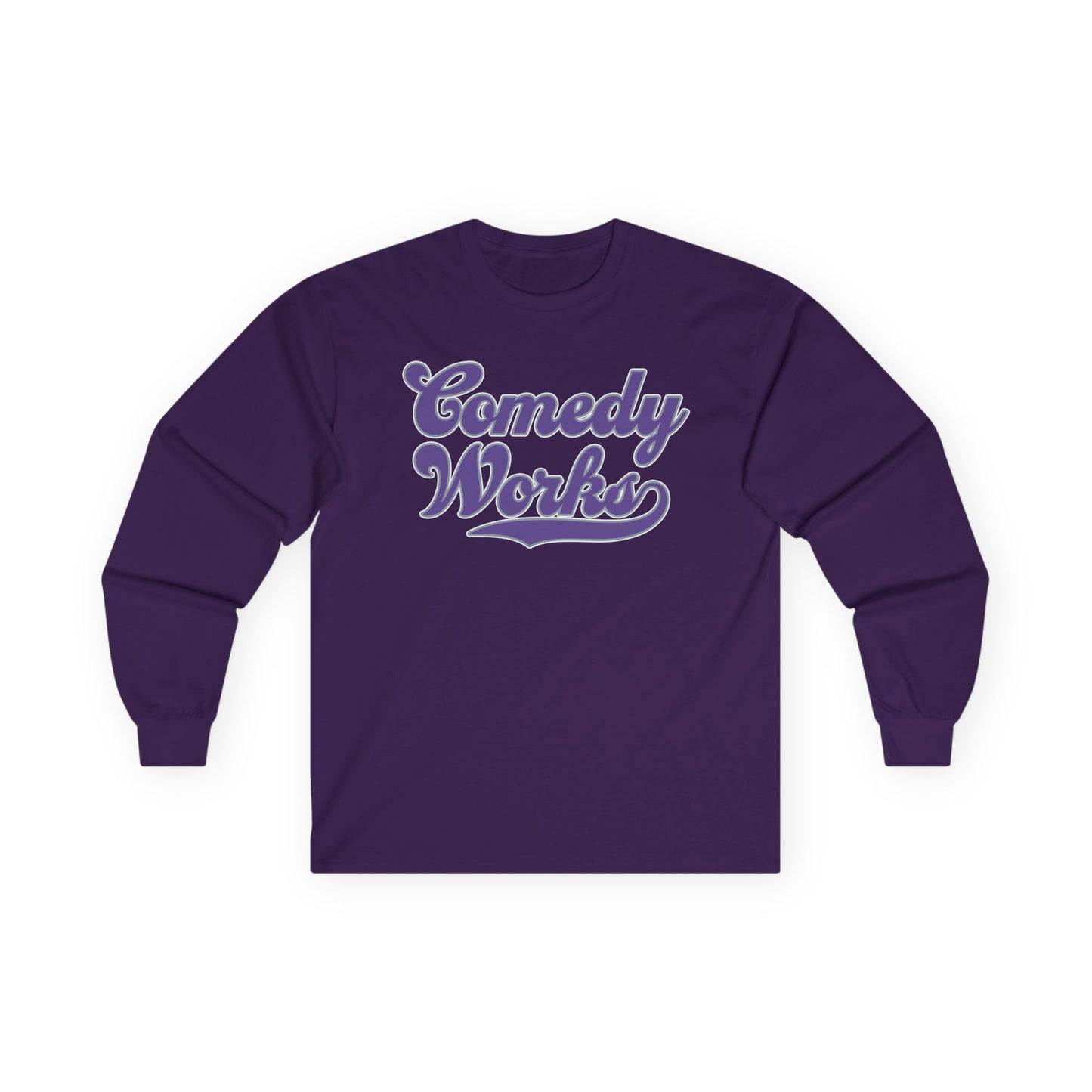 Comedy Works Silver Baseball Unisex Long Sleeve