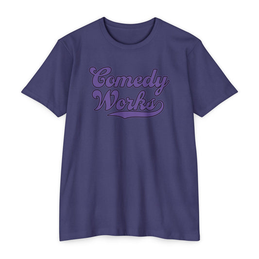 Comedy Works Black Baseball Unisex T-Shirt