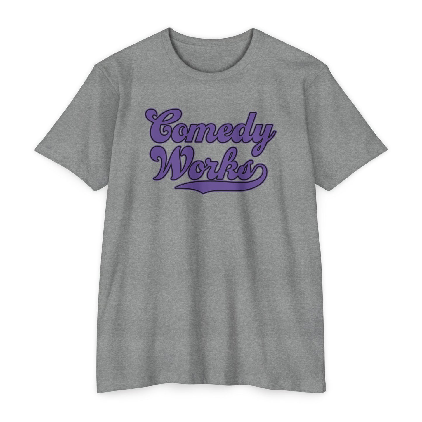 Comedy Works Black Baseball Unisex T-Shirt