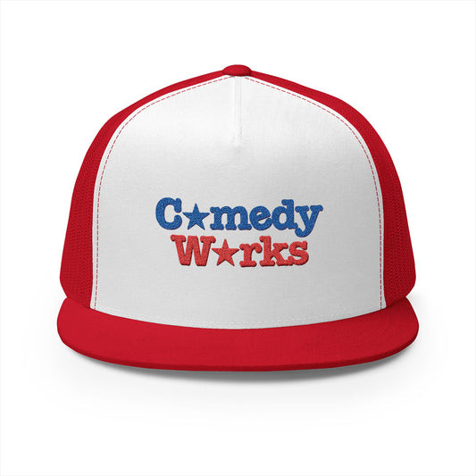 Comedy Works USA Embroidered Trucker Hat