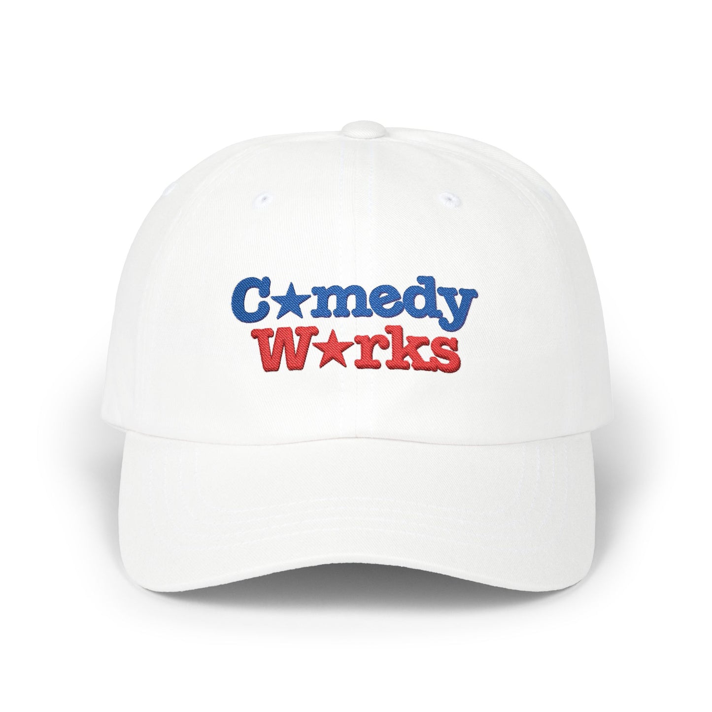 Comedy Works Embroidered USA Ball Cap