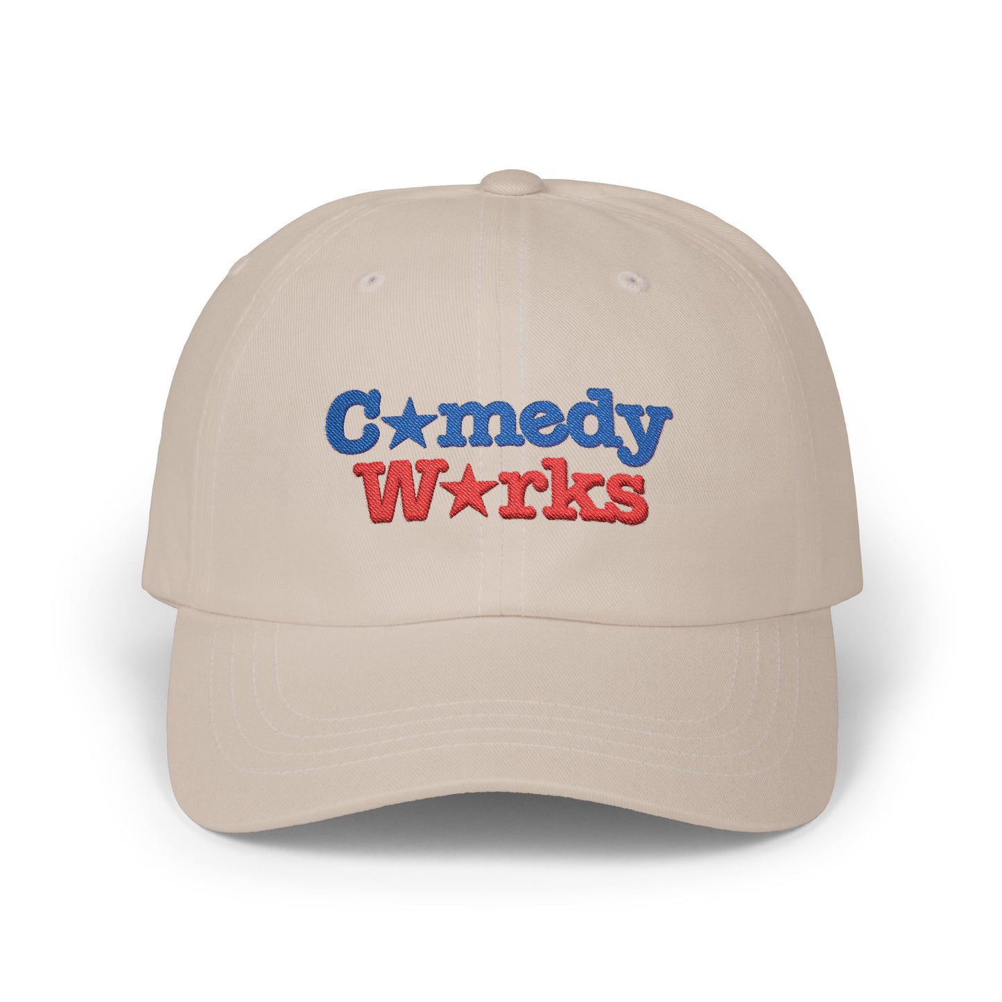 Comedy Works Embroidered USA Ball Cap
