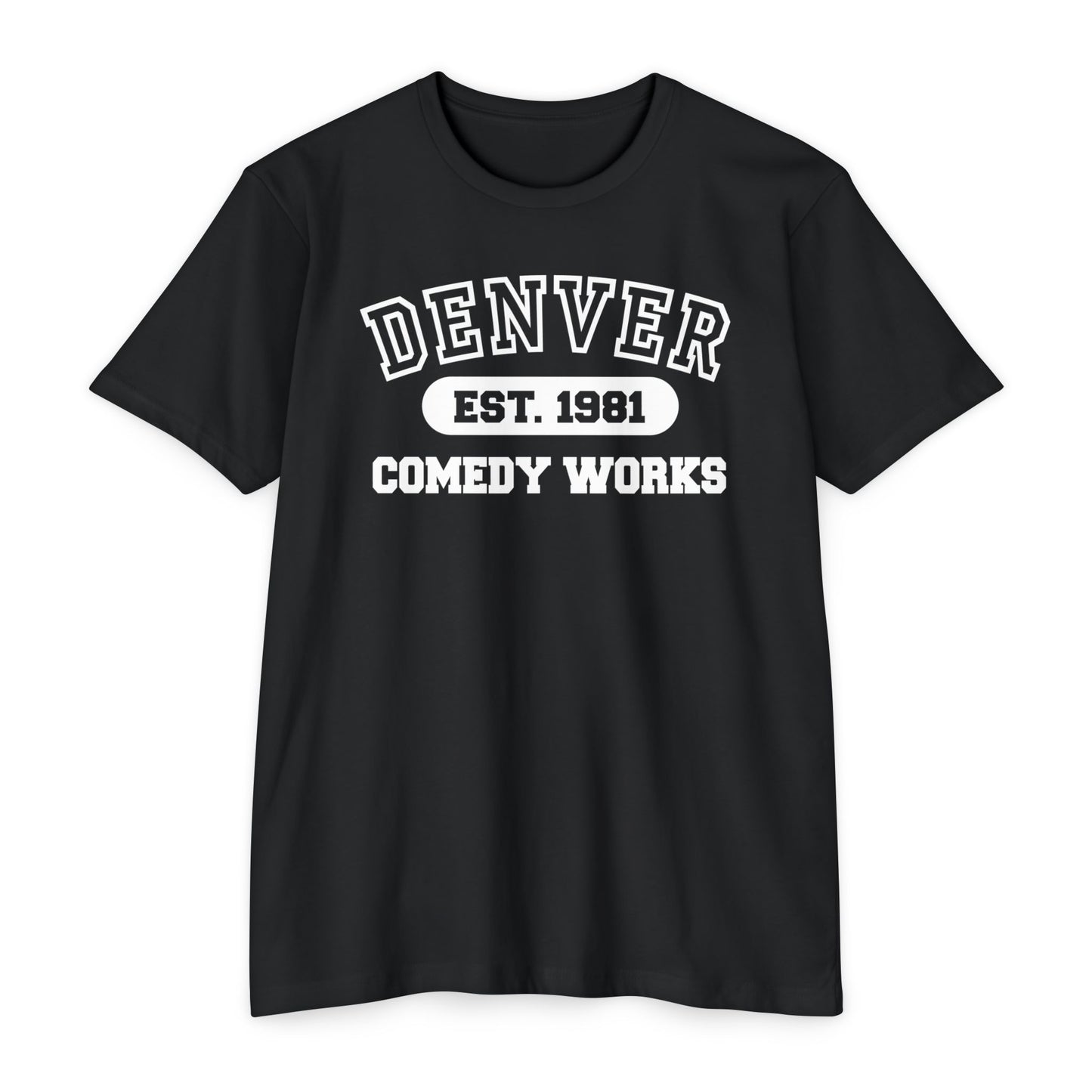 Comedy Works Denver Collegiate Unisex T-Shirt