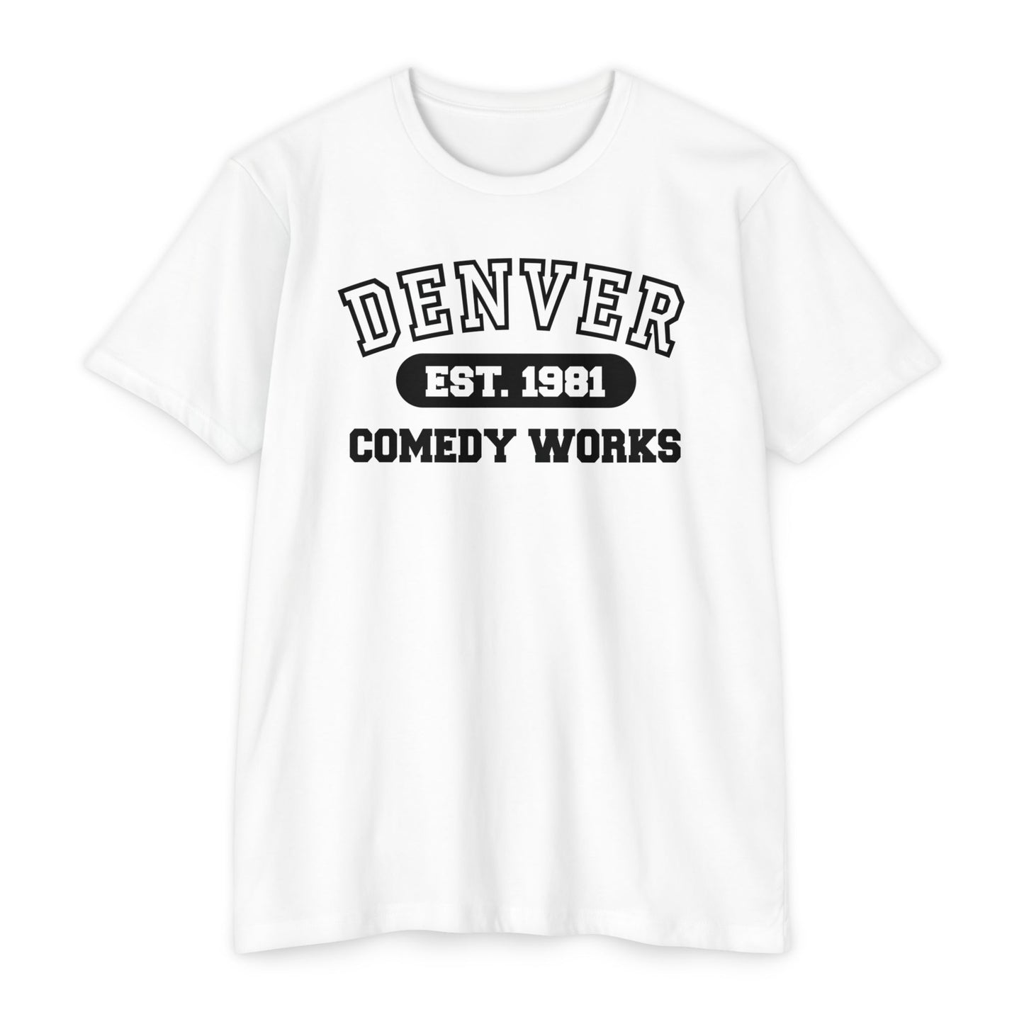 Comedy Works Denver Collegiate Unisex T-Shirt