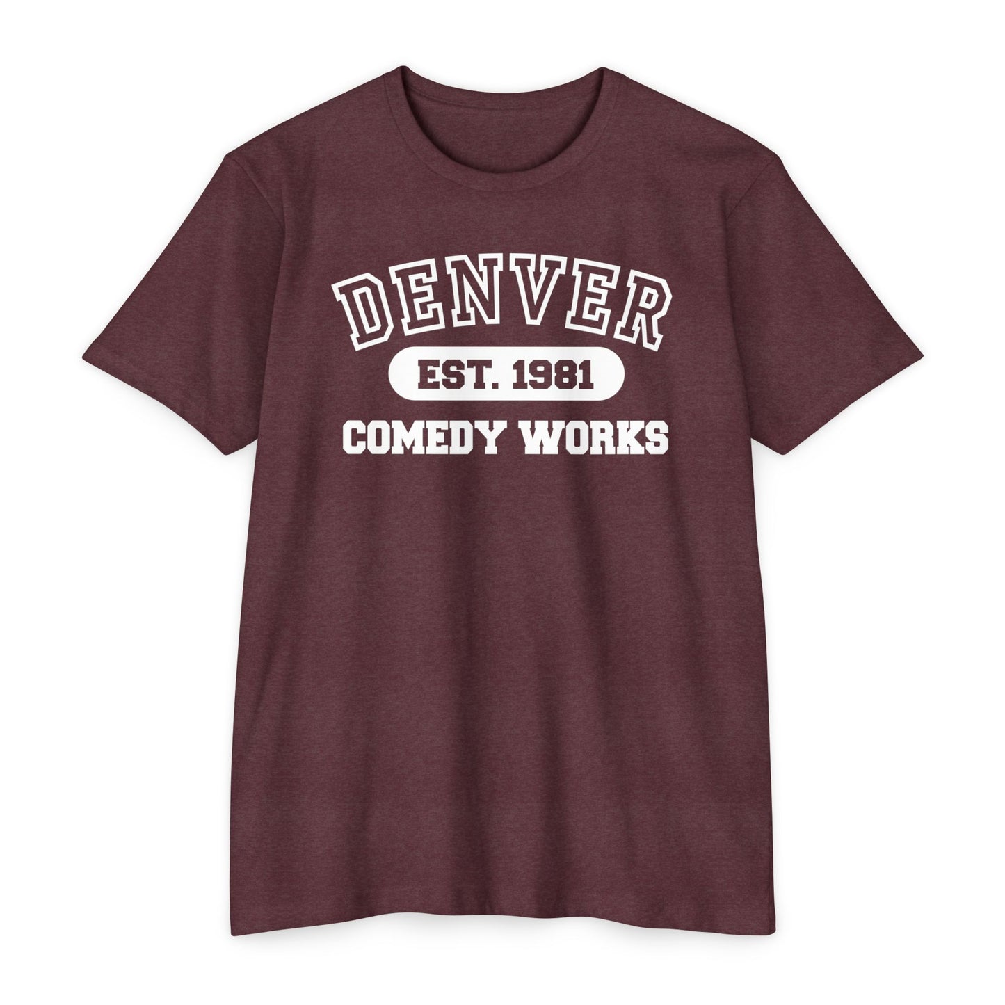 Comedy Works Denver Collegiate Unisex T-Shirt