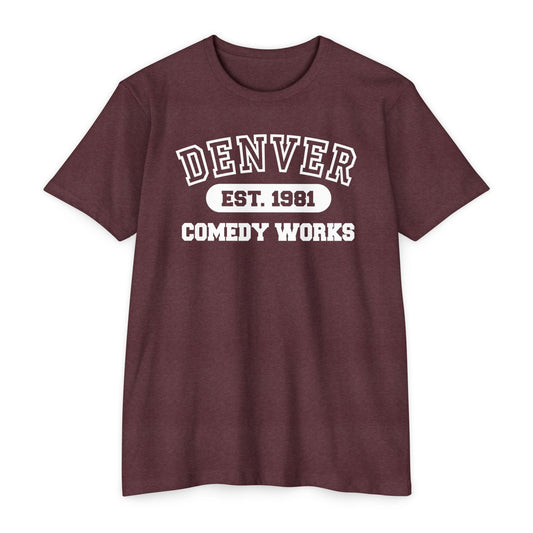 Comedy Works Denver Collegiate Unisex T-Shirt