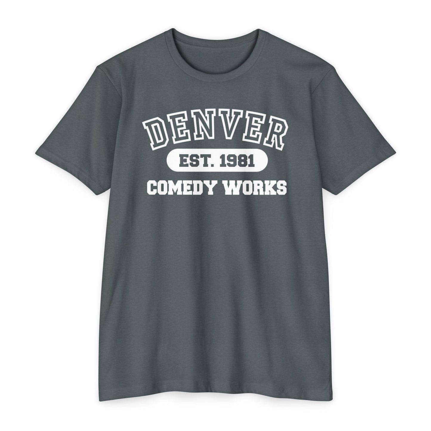 Comedy Works Denver Collegiate Unisex T-Shirt