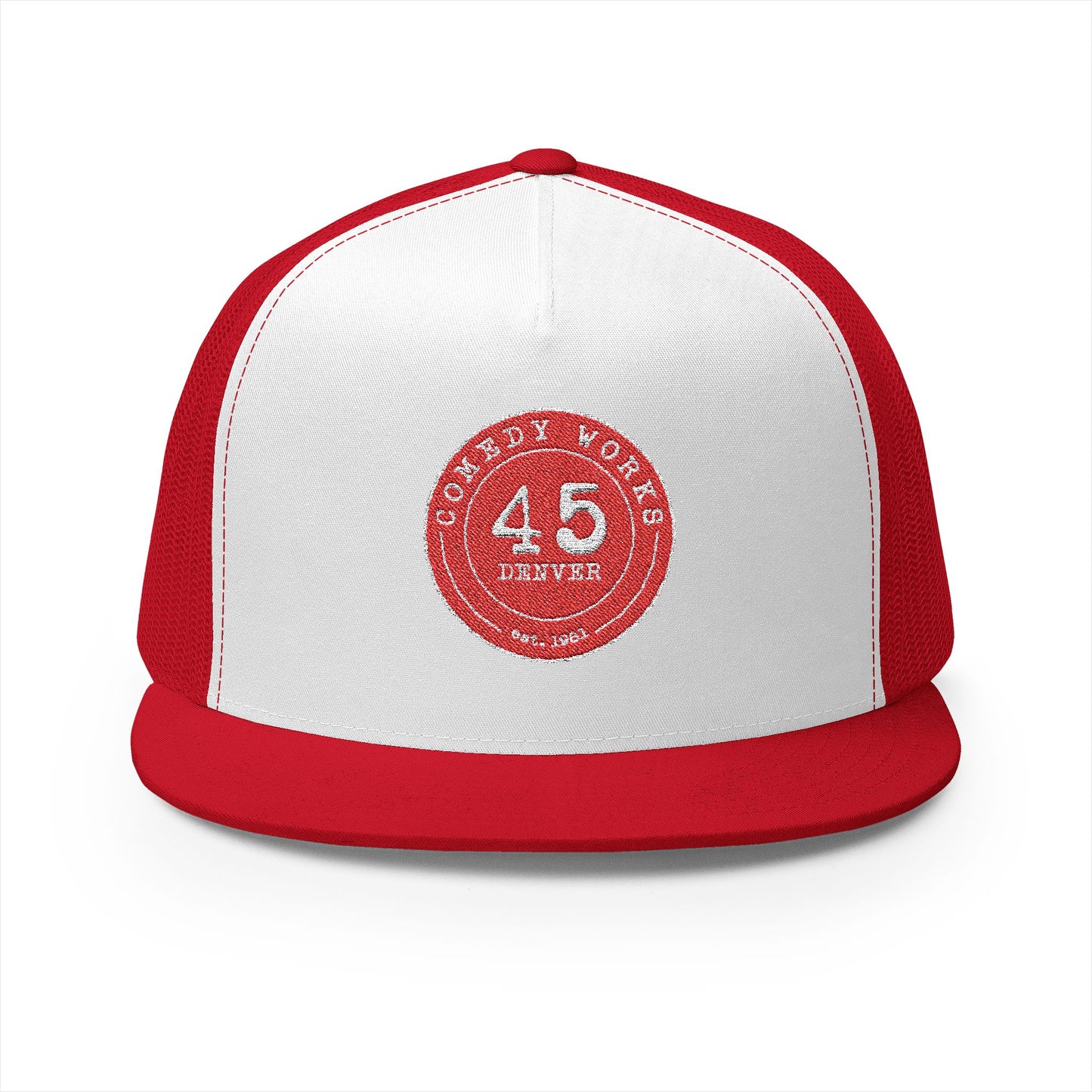 Comedy Works 45th Anniversary Trucker Hat
