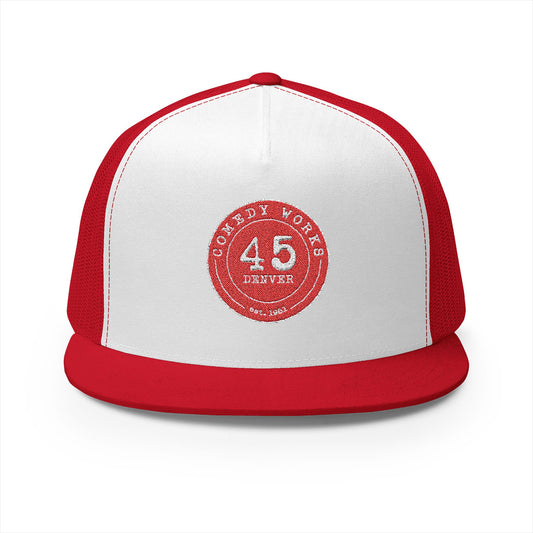 Comedy Works 45th Anniversary Trucker Hat