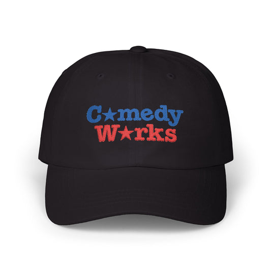 Comedy Works Embroidered USA Ball Cap