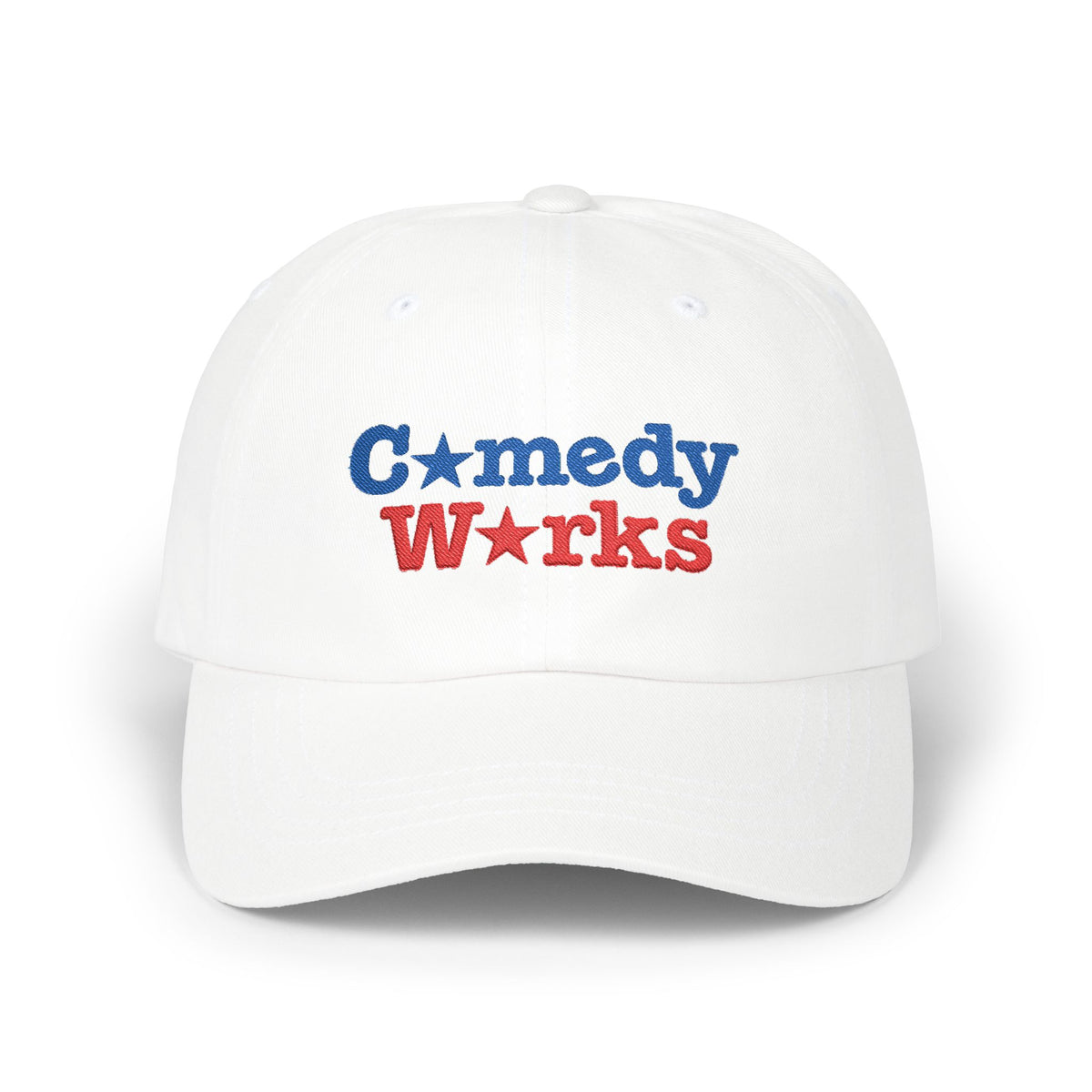 Comedy Works Embroidered USA Ball Cap