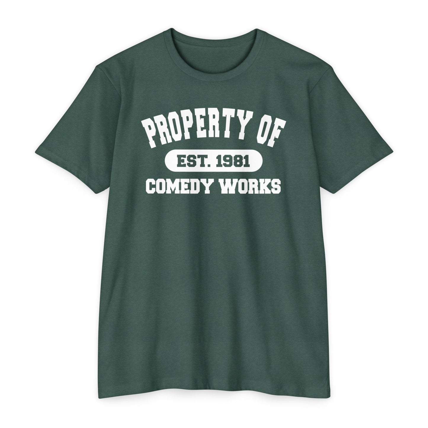 Comedy Works Collegiate Unisex T-Shirt