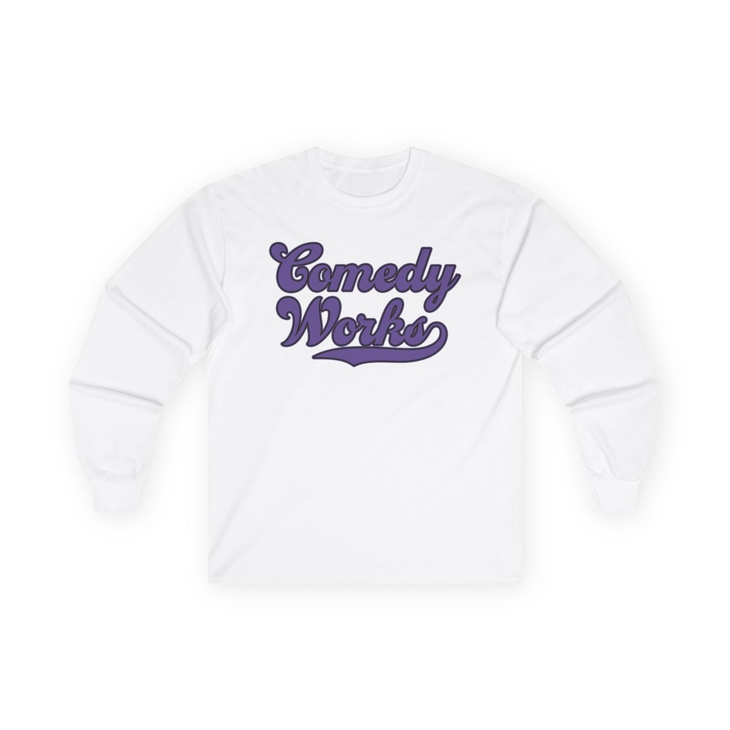 Comedy Works Black Baseball Unisex Long Sleeve