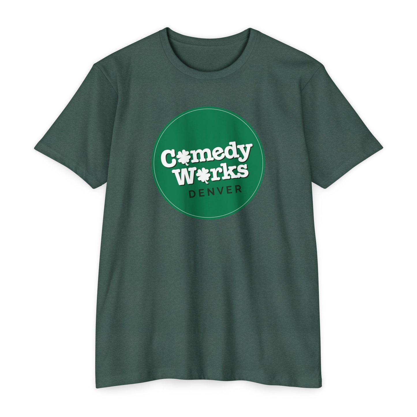 Comedy Works St. Patrick's Day Green Logo Unisex T-Shirt