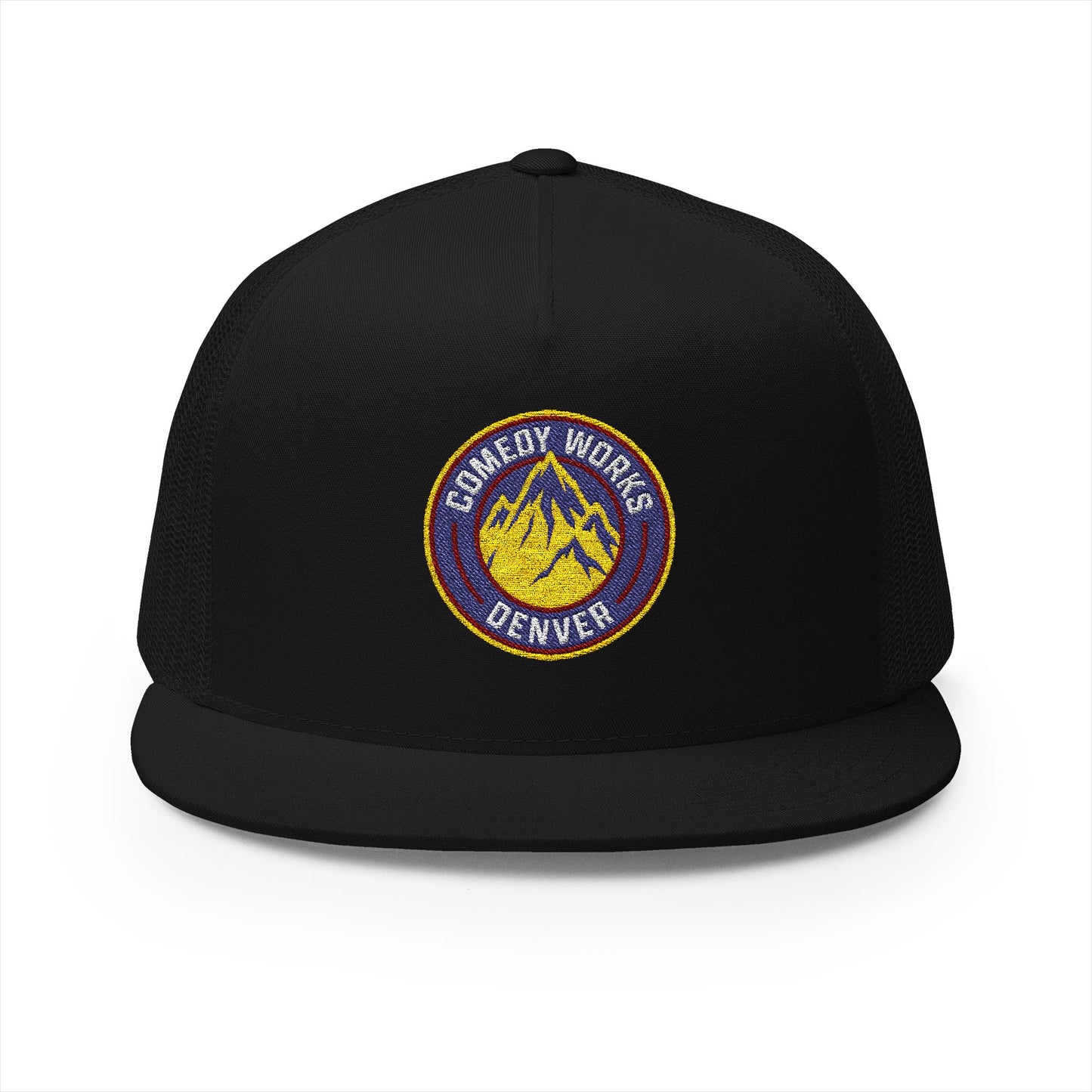 Comedy Works Basketball Embroidered Trucker Hat