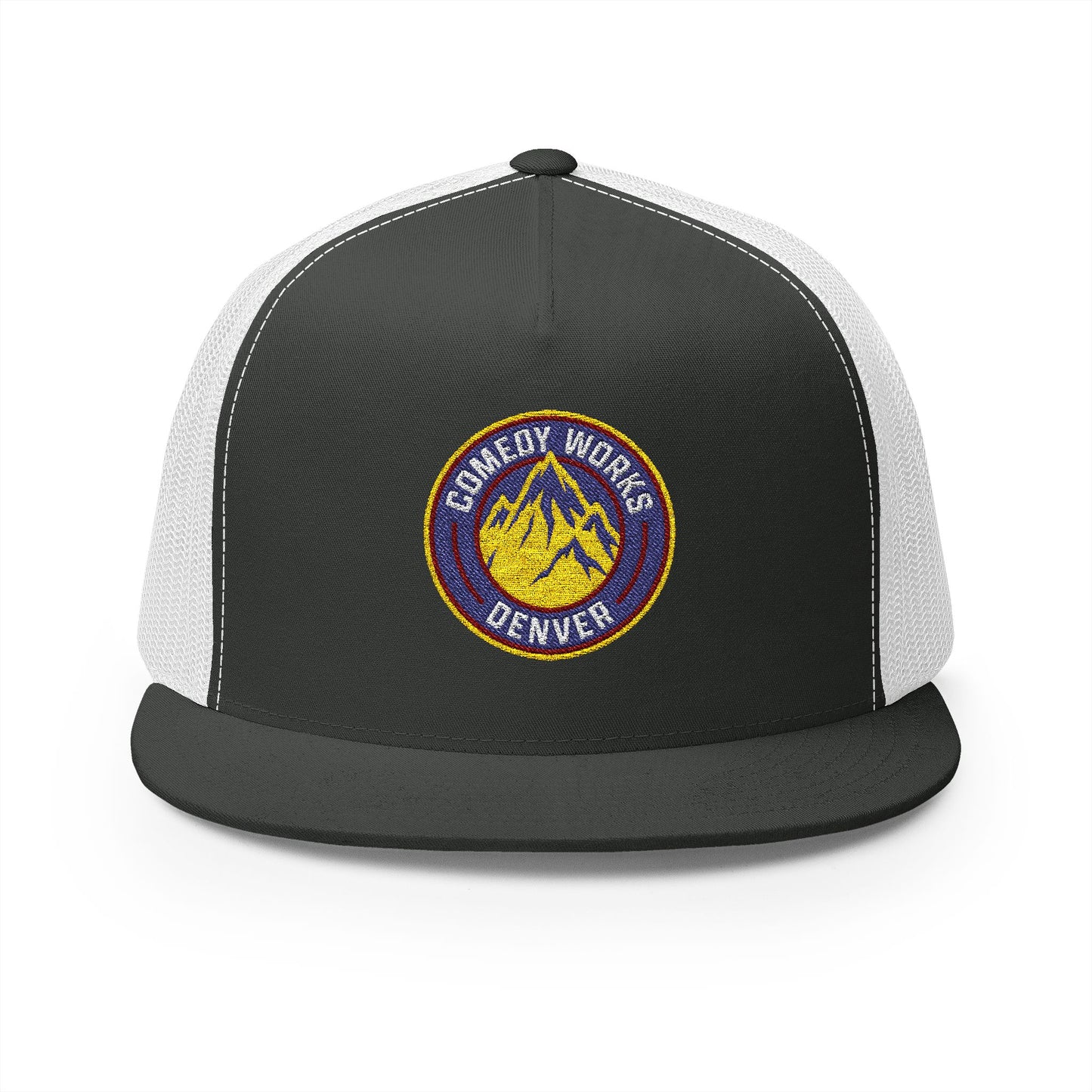 Comedy Works Basketball Embroidered Trucker Hat