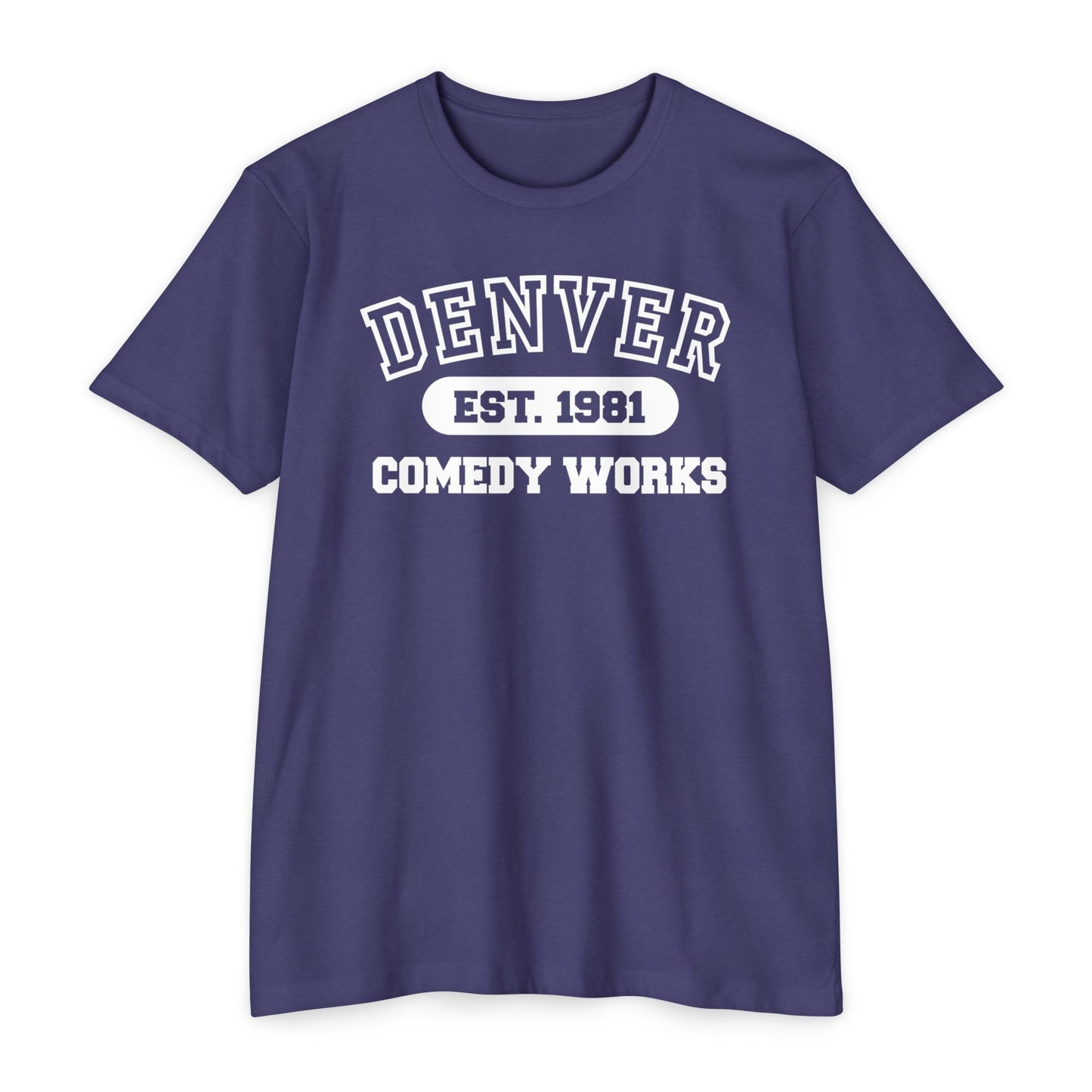 Comedy Works Denver Collegiate Unisex T-Shirt
