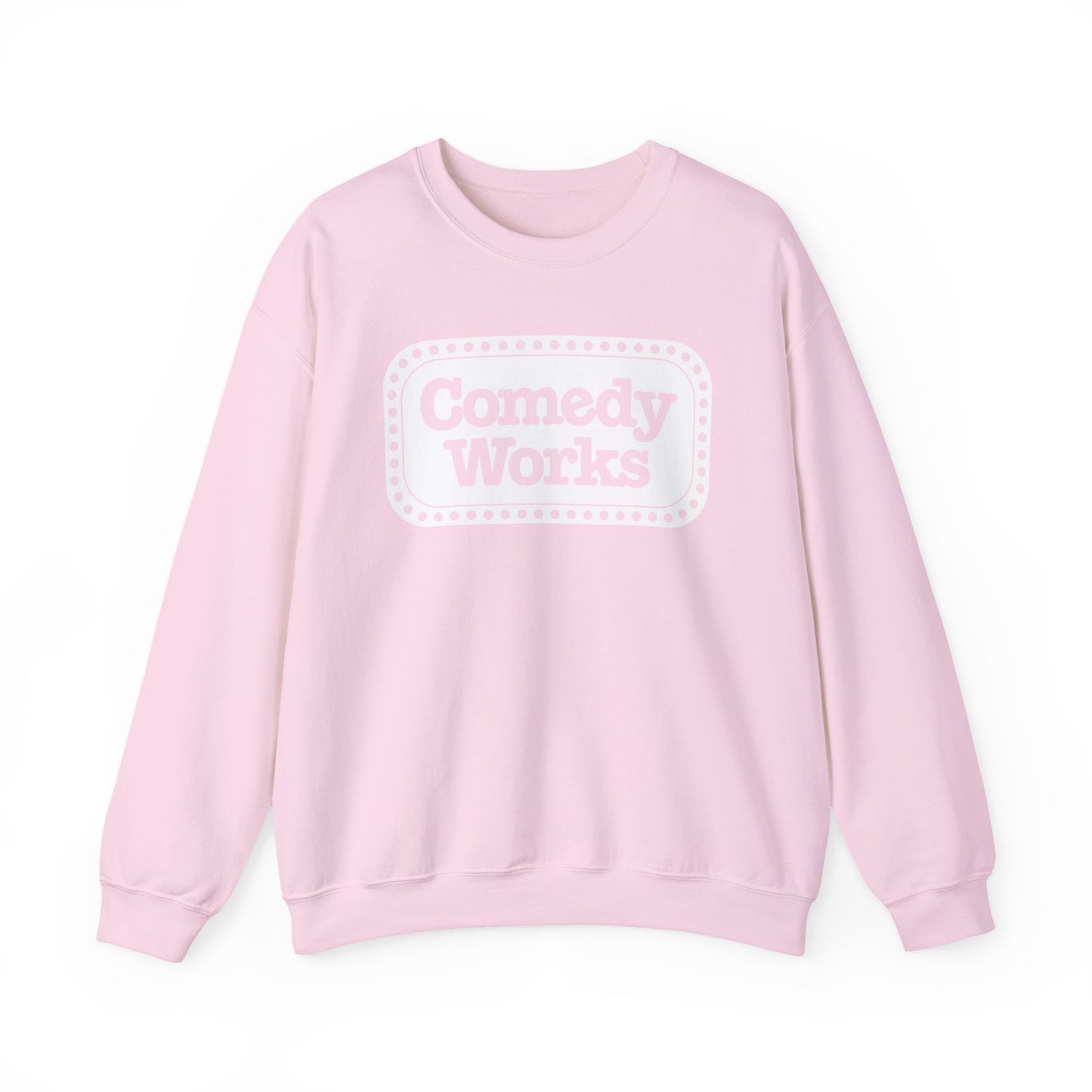 Comedy Works White Sign Unisex Sweatshirt