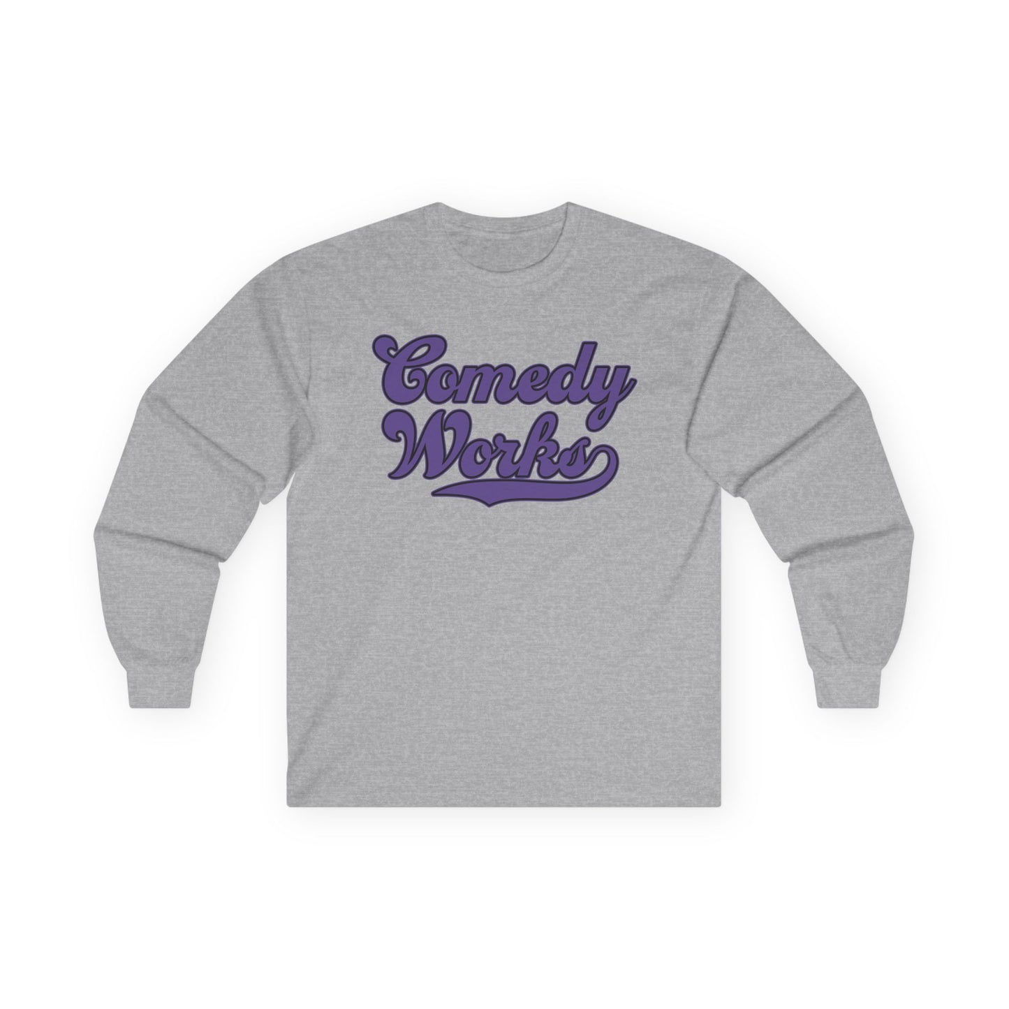 Comedy Works Black Baseball Unisex Long Sleeve