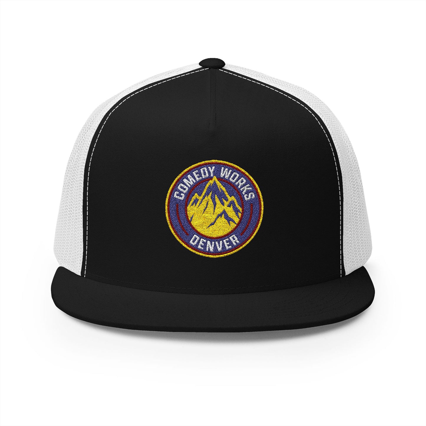 Comedy Works Basketball Embroidered Trucker Hat