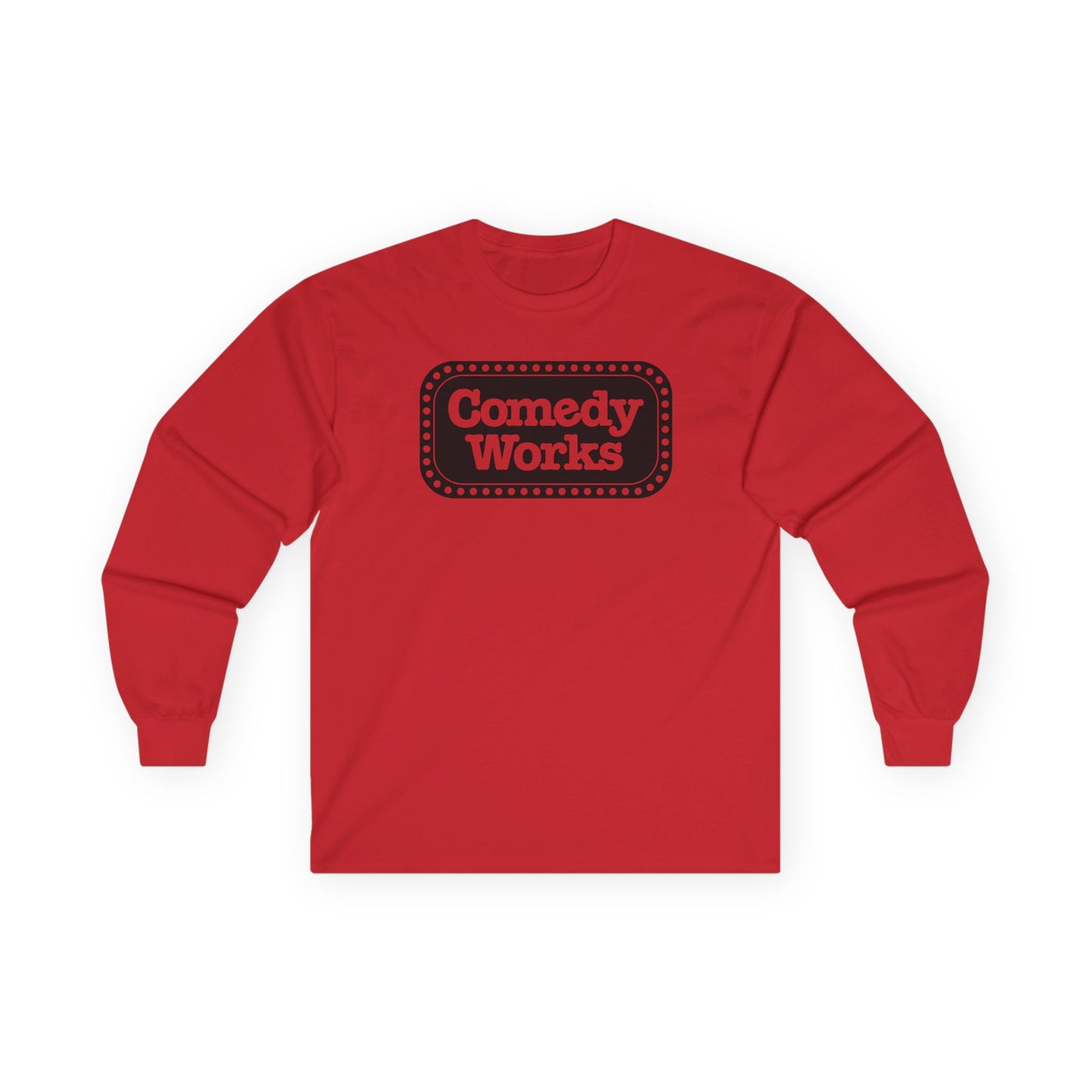 Comedy Works Black Sign Unisex Long Sleeve