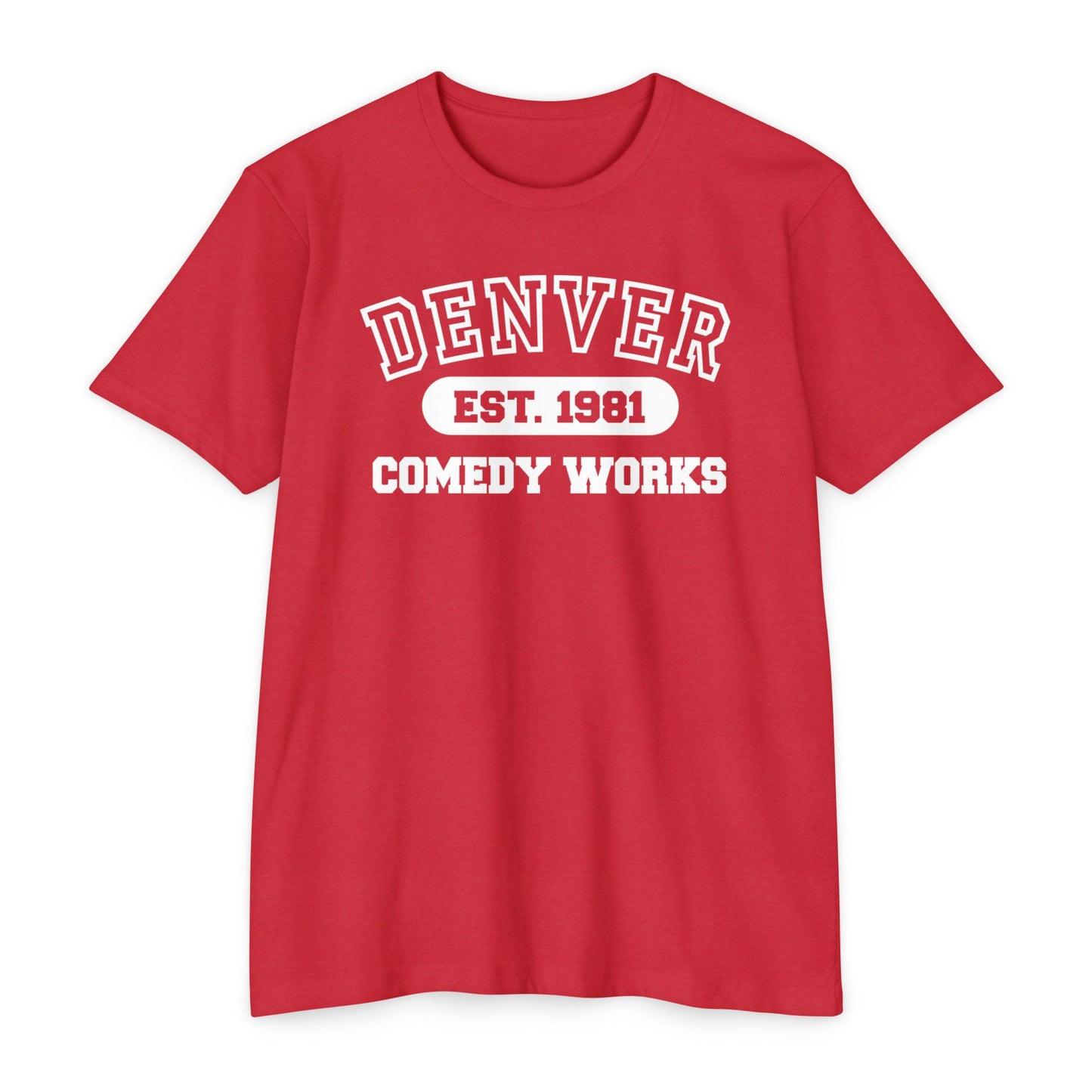 Comedy Works Denver Collegiate Unisex T-Shirt