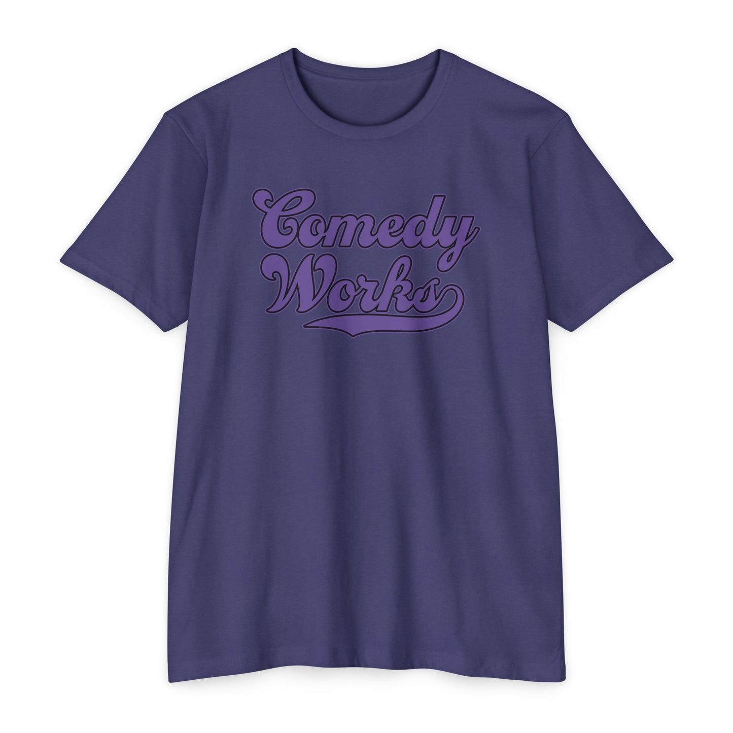 Comedy Works Black Baseball Unisex T-Shirt