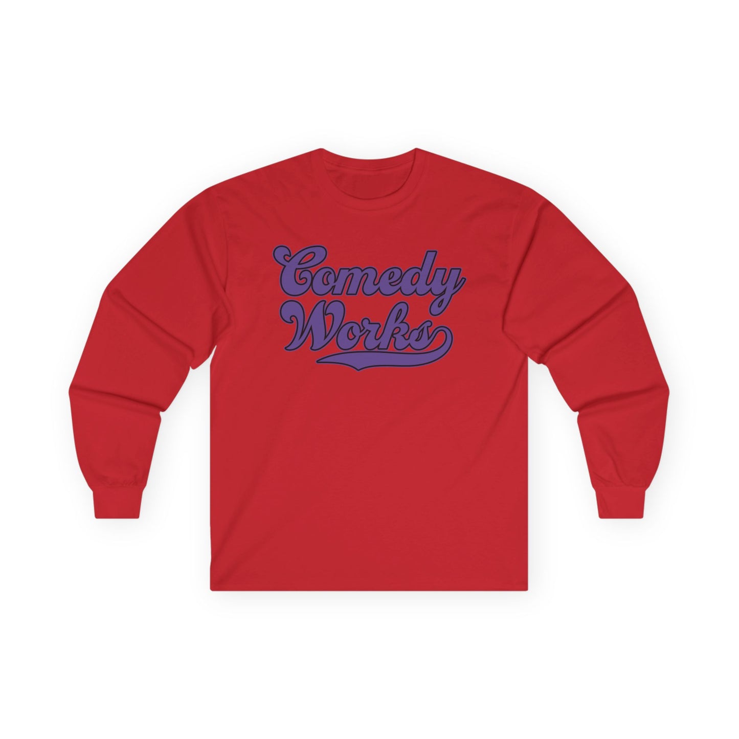 Comedy Works Black Baseball Unisex Long Sleeve