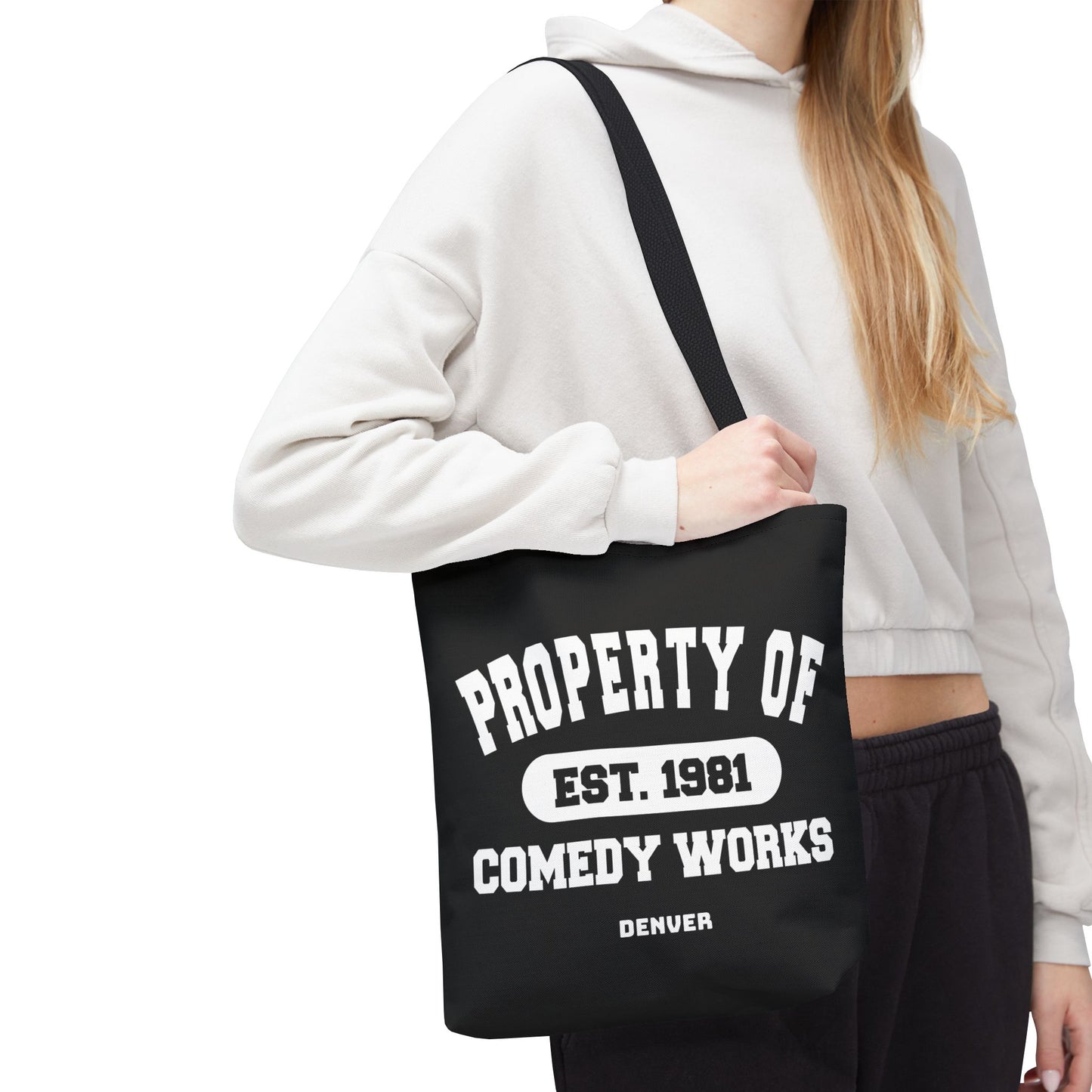 Comedy Works Collegiate Tote Bag