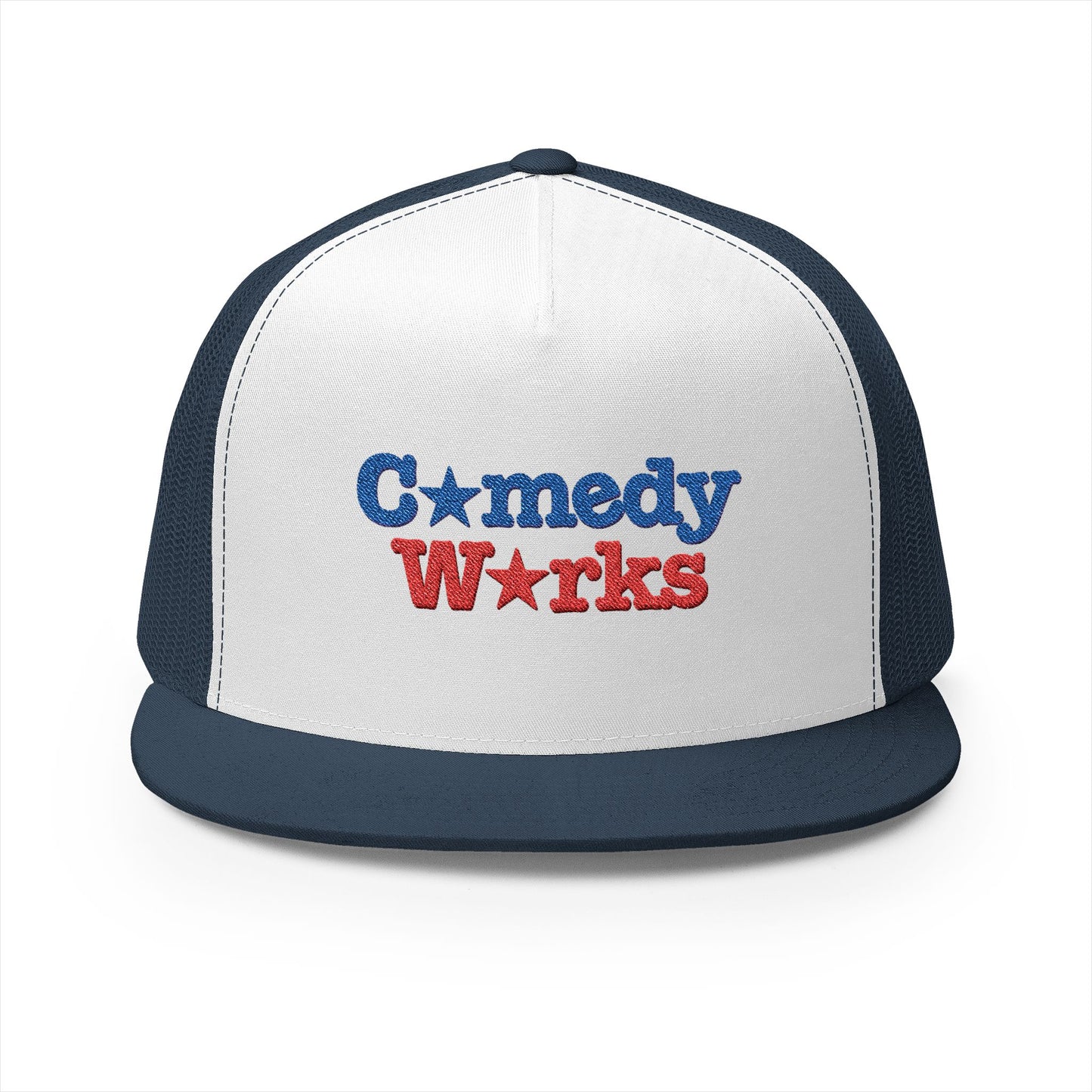 Comedy Works USA Embroidered Trucker Hat