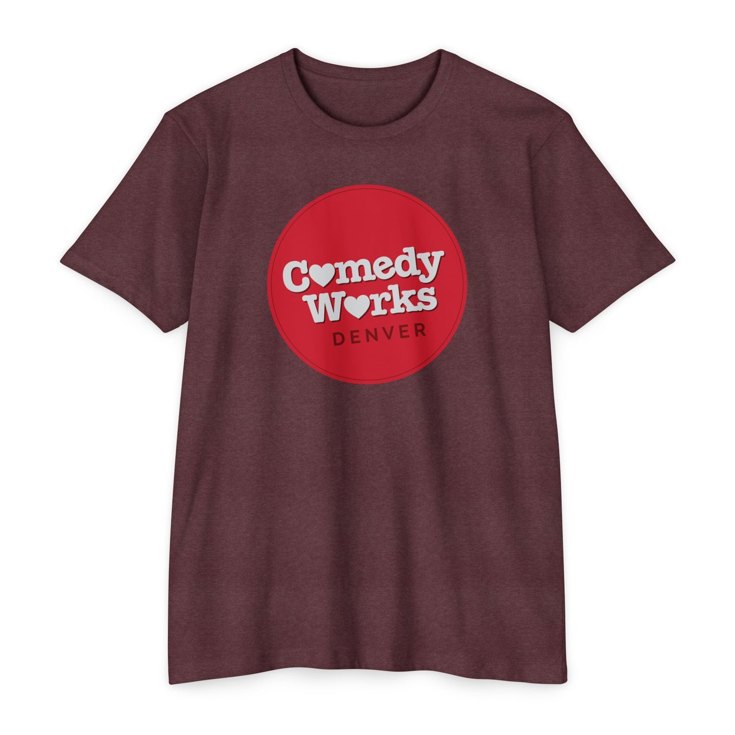 Comedy Works Valentine’s Red Ball Logo Unisex T-Shirt