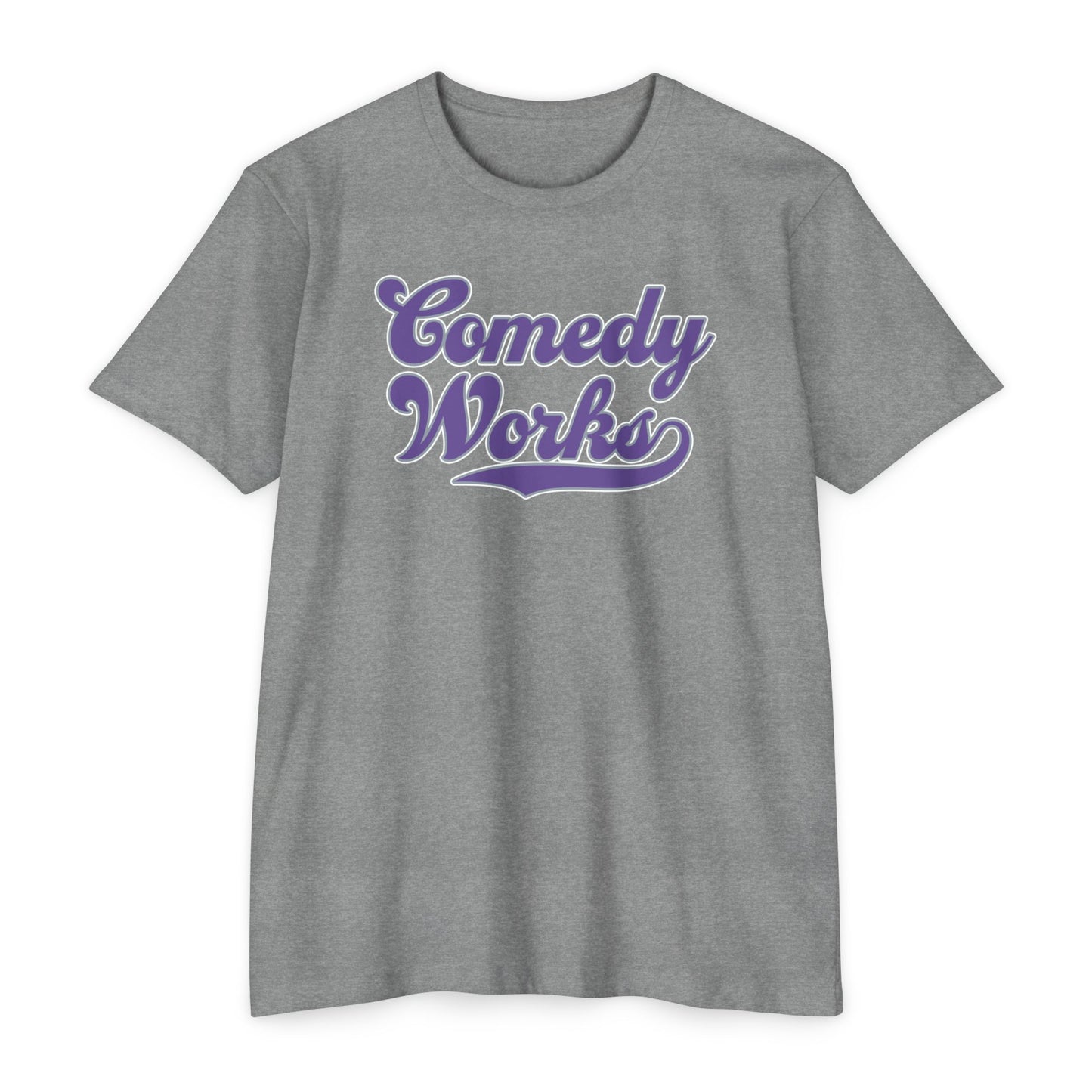 Comedy Works Silver Baseball Unisex T-Shirt