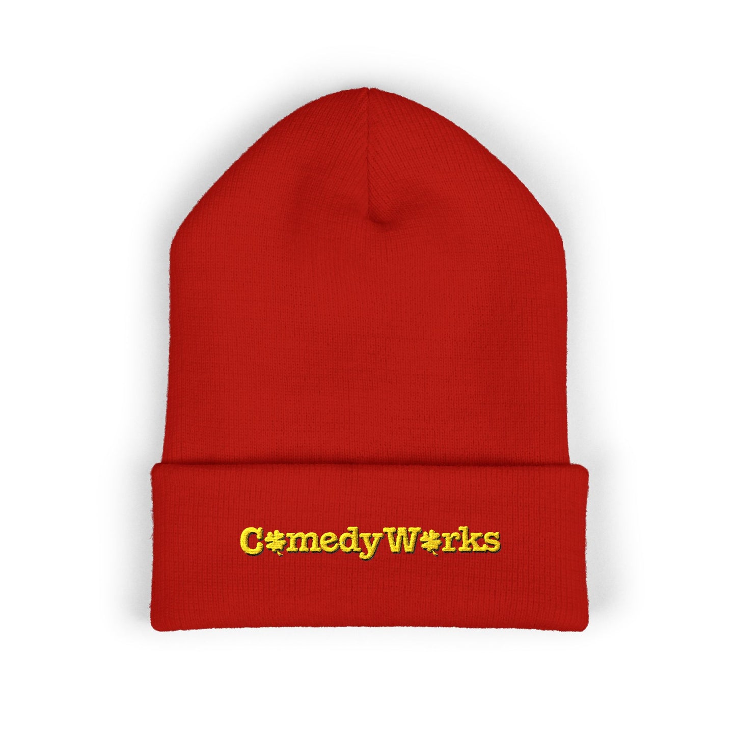 Comedy Works Embroidered St. Patrick's Day Gold Logo Beanie