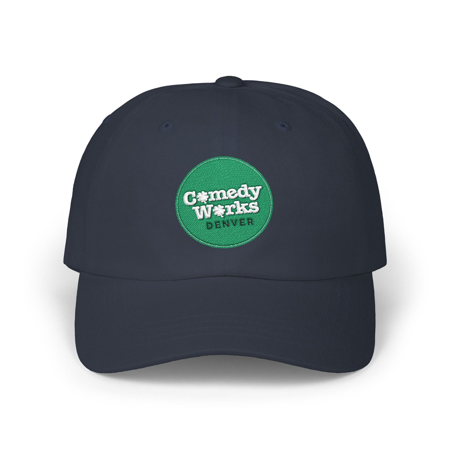 Comedy Works Embroidered St. Patrick's Day Green Ball Logo Ball Cap