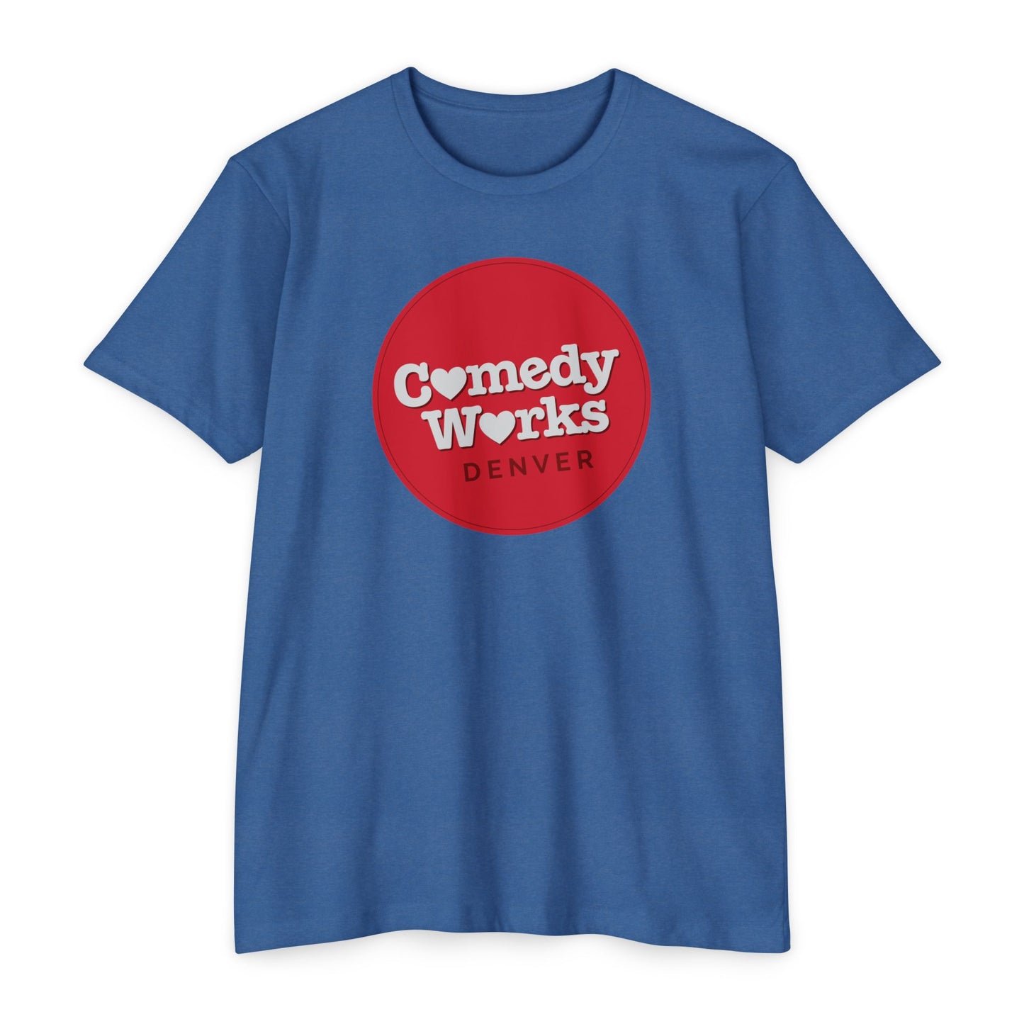 Comedy Works Valentine’s Red Ball Logo Unisex T-Shirt