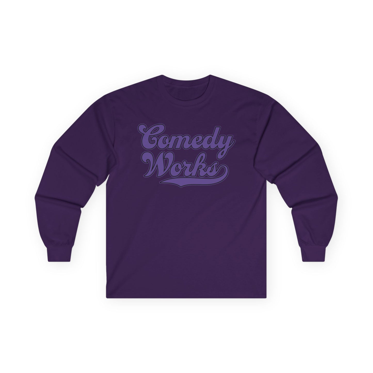 Comedy Works Black Baseball Unisex Long Sleeve